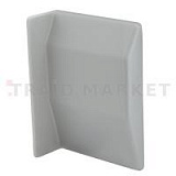 807 Заглушка для мебельного навеса, пластик, серая, левая