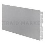 Цоколь пластиковый (высота 100, длина 4000 мм), титан