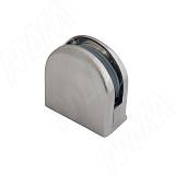 Коннектор ДСП-стекло 8-12 мм, держатель для стекла, никель сат.