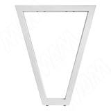 Сальта опора для стола V-образная, 40х40, H715+10 мм, белый, 1шт.