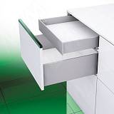 VIONARO [SI] Внутренний стандартный ящик H=89 мм, плавное закрывание, серый металлик, 450 мм