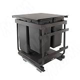 KOMBI 2.0 M50W Система сортировки и хранения, 3 емкости (30л+10л+10л), креп. фасада, полн.выдв., плавн.закр., направл. Nova Pro, крышка-полка