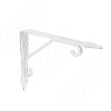 MARSEILLES Менсолодержатель для деревянных полок L-200 мм, белый муар