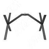 Эссен металлокаркас-стола 710х1200х700мм, графит