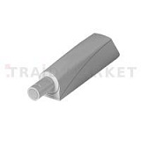 K-PUSH TECH толкатель накладной 14 мм с демпфером, серый