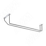 Бокалодержатель одинарный, крепл. на саморезы, хром