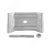 Уголок для крепления опоры к царге с гайкой и шпилькой 70х2