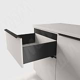 LS BOX комплект ящика 450 мм, цвет черный (боковины h173 мм с направляющими плавного закрывания)