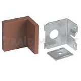 Мебельный навес универсальный, металл, коричневая пластиковая заглушка, 15 кг