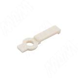 FIX Крепление под саморез, для ленты 10 мм, IP20, белый