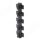 SOTA Соединительный элемент для профиля-разделителя трёхсторонний, H=90мм, цвет графит