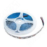 Лента светодиодная 5050/60, 12V, 5 м, RGB, IP20, 14.4W/1м