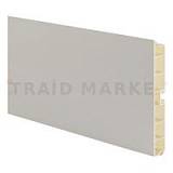 Цоколь пластиковый (высота 100, длина 4000 мм), титан крацованный