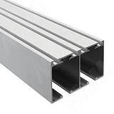 PS65 Направляющая двойная верхняя, серебро, L-3000