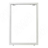 Пилар опора для стола П-образная, 60х30, 595xH870 (+10 мм), белый (RAL 9003, муар)