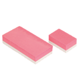 Шлифблок двухсторонний жесткий / мягкий 140x70 мм и 45x70 мм