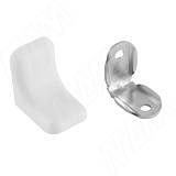 WINK Уголок мебельный с пластиковой накладкой 26х26х20 мм, белый