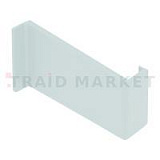 Заглушка для мебельного навеса, пластик, белая, правая