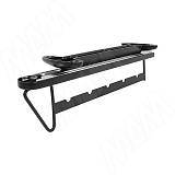 BELLE Штанга выдвижная 350 мм, черный, полн. выдв.