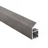 SECRET Профиль рамочный узкий, с наклонной ручкой, графит (краска), L-5400