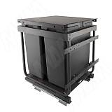 KOMBI 2.0 M50W Система сортировки и хранения, 2 емкости (30л+30л), креп. фасада, полн.выдв., плавн.закр., направл. Nova Pro, крышка-полка