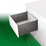 NOVA PRO SCALA [H250] Высокий стандартный ящик без рейлингов, h250 мм, плавное закрывание, графит, 500 мм