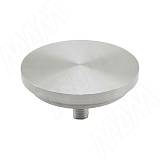 Элемент для клейки стекла на трубу d 50 с винтом М8 сталь