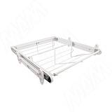 BELLE Корзина для обуви, 500 мм, белый, полн. выдв.