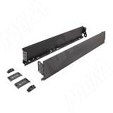 GX Box Комплект боковин ящика H80 мм, 500 мм, темно-серый