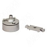 SLIM крепление к потолку с изменением угла, серебро