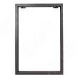 Пилар опора для стола П-образная, 60х30, 595xH870 (+10 мм), графит