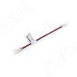 Коннектор для ленты COB и SMD, 5 мм, провод 100 мм, IP20