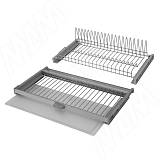 PARTNER Комплект посудосушителей с поддоном (сушилка для посуды), 450 мм, хром