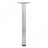 Шанхай опора для стола, D60, H710+25 мм, хром, 4шт.