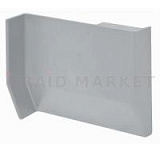 801 Заглушка для мебельного навеса, пластик, серая, левая