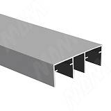 IKM-80AY Направляющая верхняя двойная, серебро, L-3000