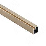 INTEGRO Профиль рамочный узкий, 19х20х19, золото брашированное (анод), L-6000