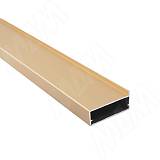 INTEGRO Профиль рамочный широкий, под наклейку, 45х19х1, золото брашированное (анод), L-6000