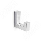 Крючок однорожковый хром