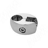 Держатель (панели и стекла) хром с уплотнителем