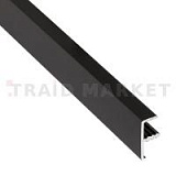 INTEGRO Профиль окантовочный врезной, для плиты 18 мм, 20х9х8, бронза (анод), L-6000