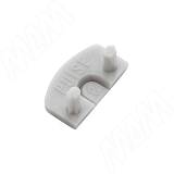 Заглушка торцевая для SM1, серебро