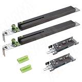 PRIDE Универсальная система плавного закрывания для шкафа-купе, 2 доводчика, 2 активатора, крепеж