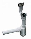 BLANCO Отводная арматура 1 ½" с переливом и сифоном