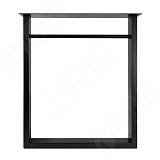 Севилья опора для стола П-образная, 60х30, H715+10 мм, черный