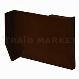 801 Заглушка для мебельного навеса, пластик, темно-коричневая, правая