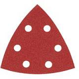 P150 Абразивная дельта, наждачный лист SMIRDEX 330 Duroflex, 95*95*95мм, 6 отверстий (лист)