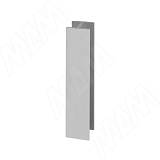 Соединитель 180 градусов (высота 100), алюминий матовый