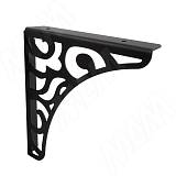 AVIGNON Менсолодержатель (L+R) для деревянных полок, черный матовый