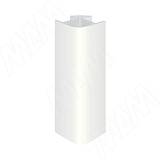 Уголок 90 градусов универсальный (высота 100), белый глянец